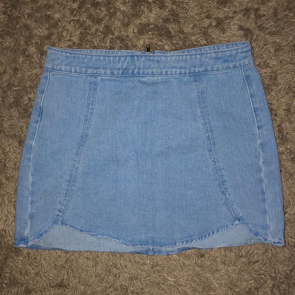 Pacsun Light Denim Blue Skirt